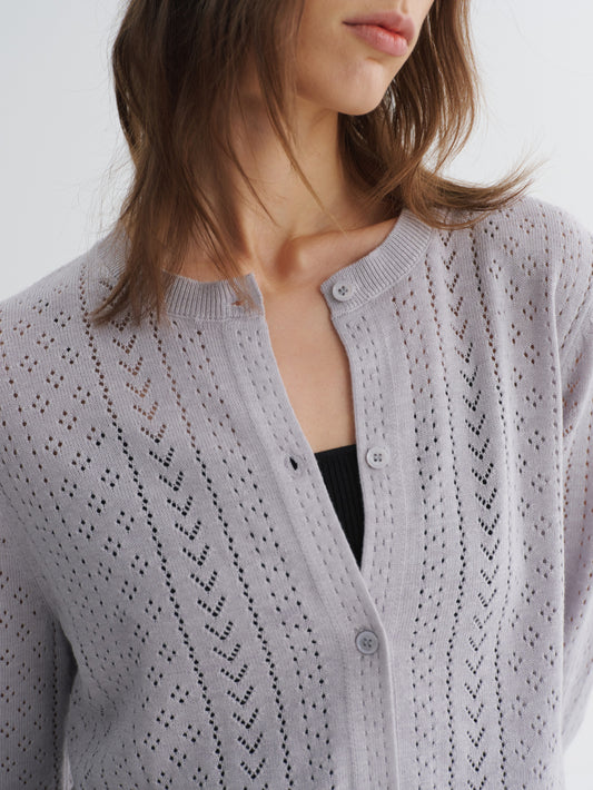 Pointelle Cardigan