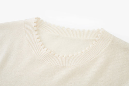 Fleur Edge Wool Crew