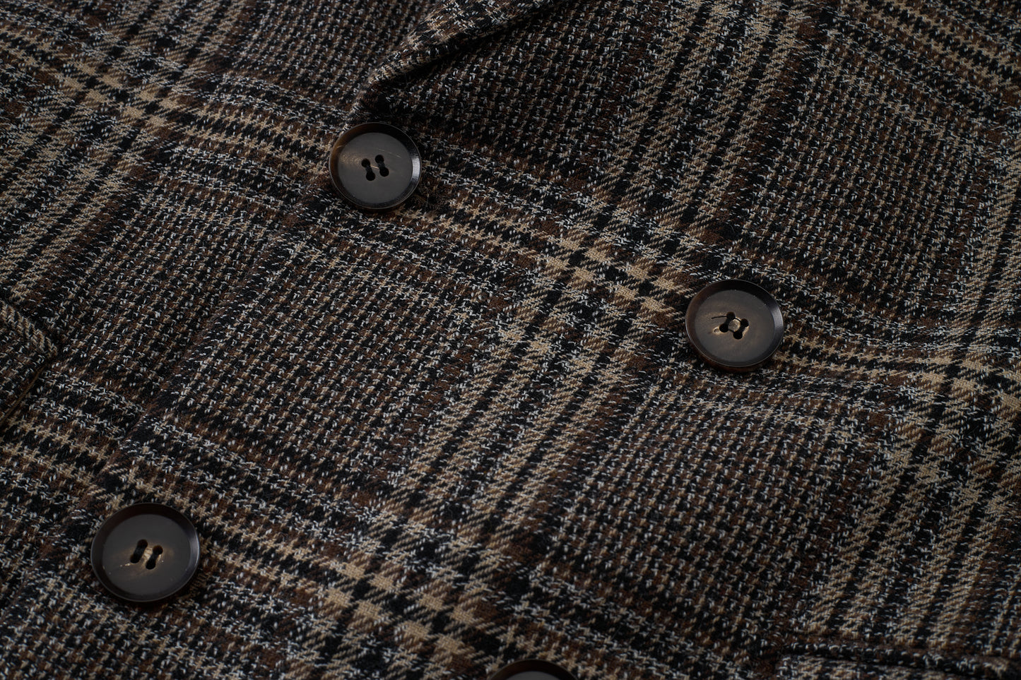 Glen Check Wool-Blend Double-Breasted Blazer