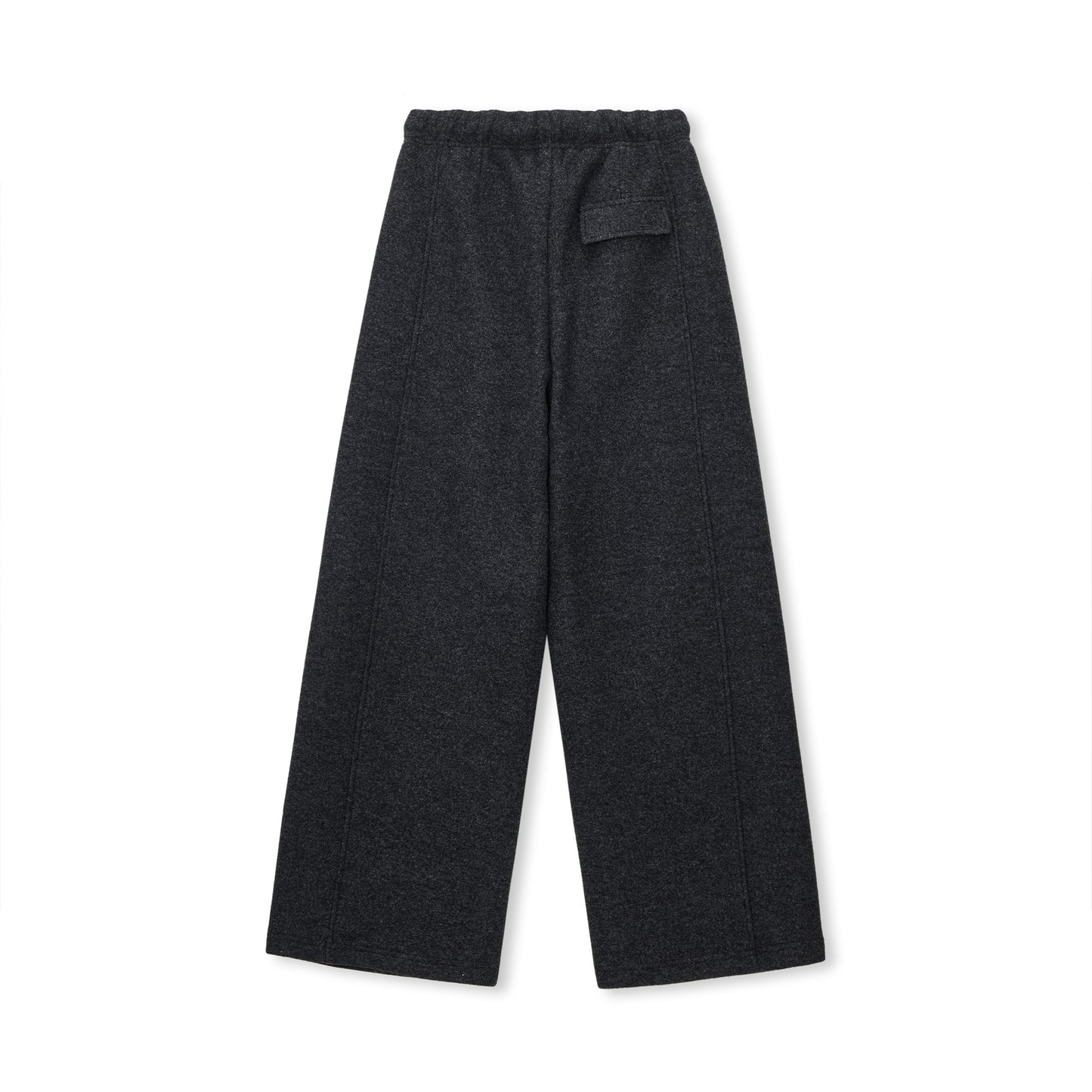 Drawstring-Waist Wool-Blend Wide-Leg Pants