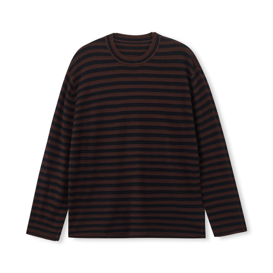 Stripe Silk-Blend Knit Sweater