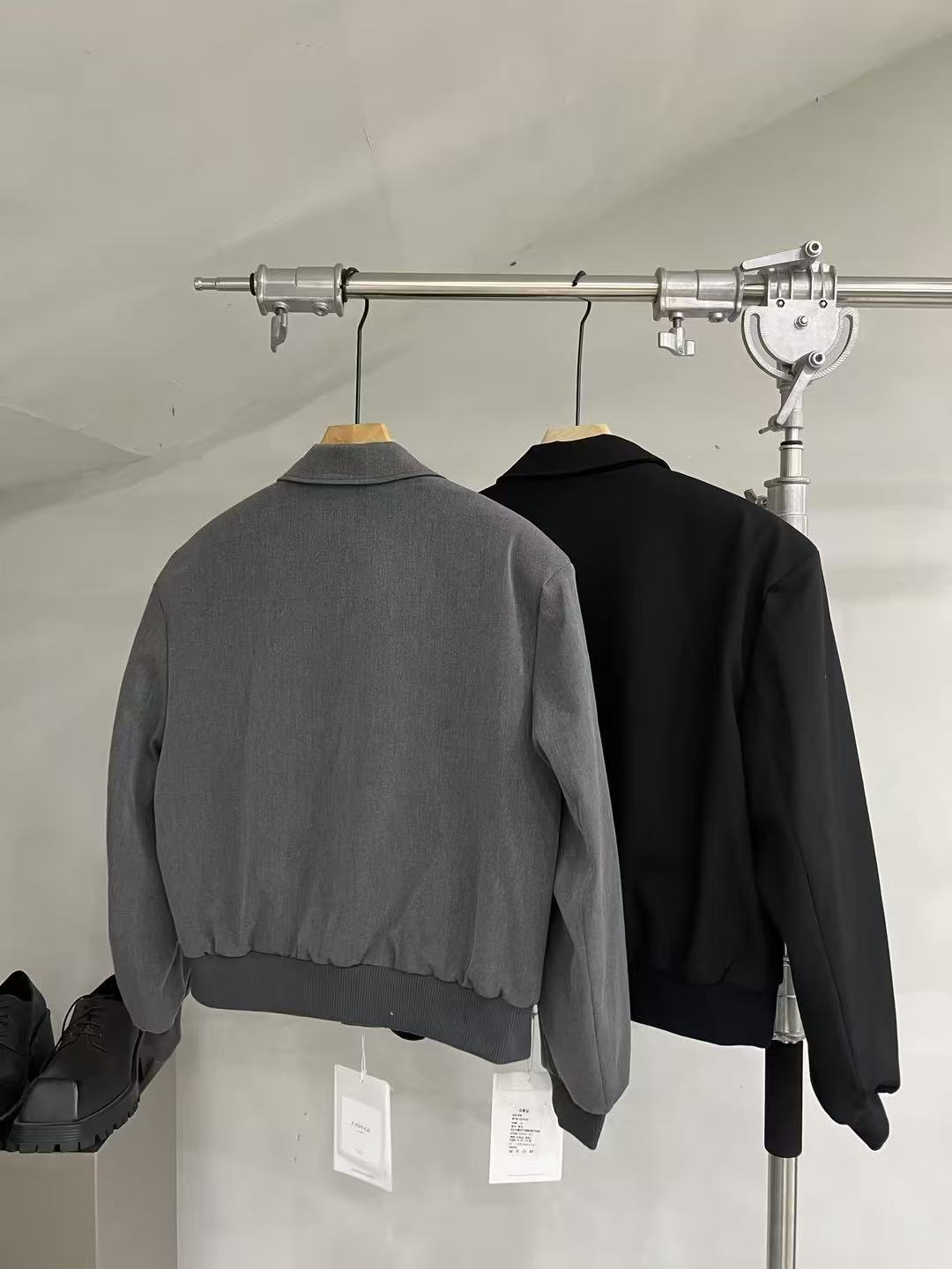 Zip-Up Utility Collar Jacket