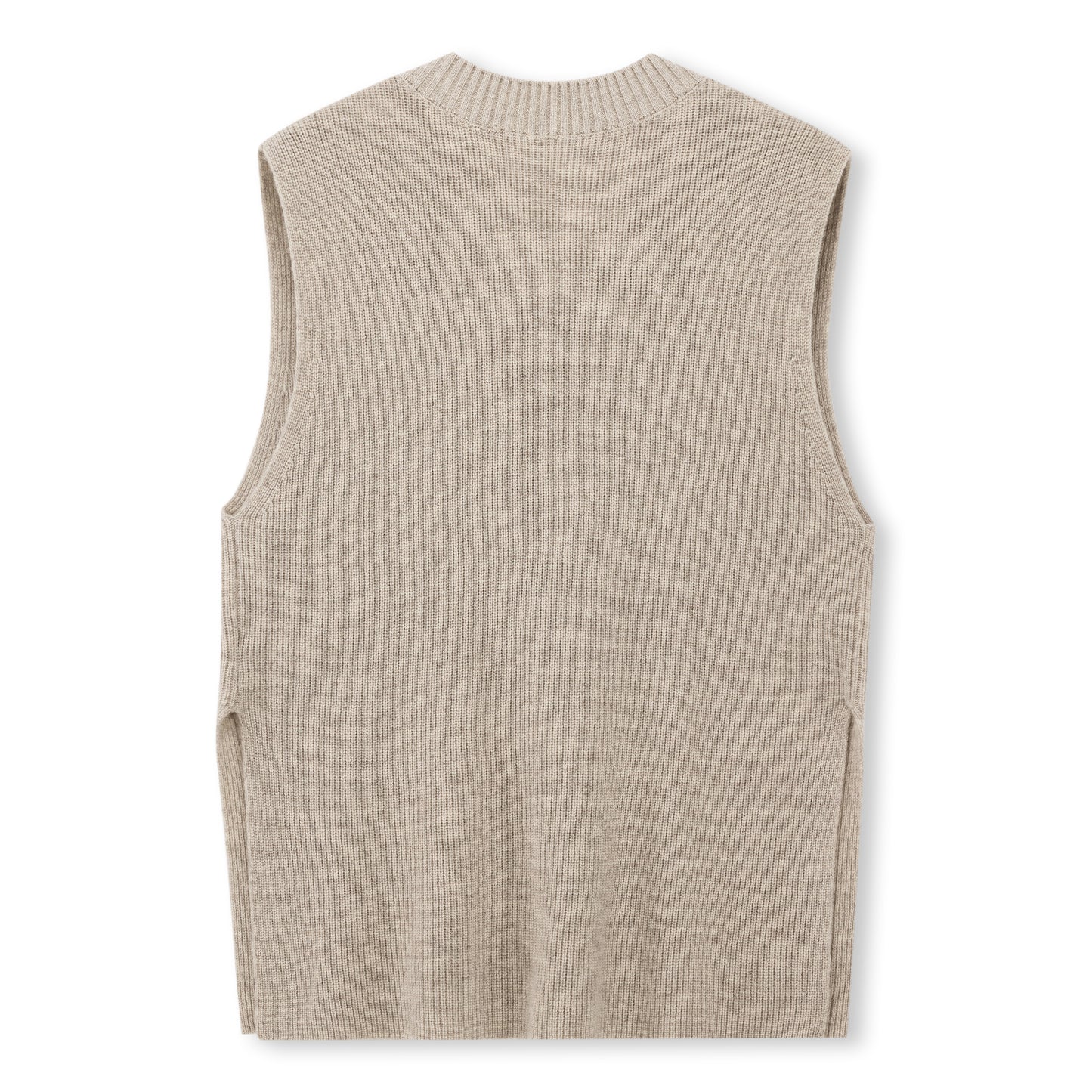 Merino Wool V-Neck Sweater Vest