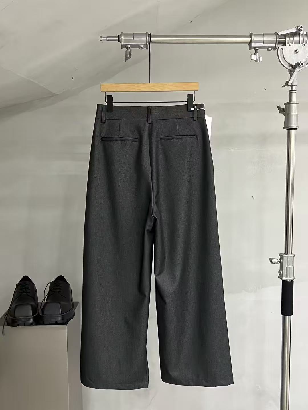 Soft-Tailored Wide-Leg Trousers