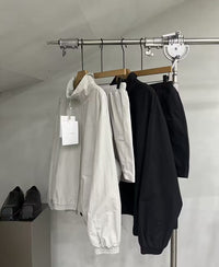 Clean Utility Zip-Up Jacket