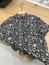 Floral Print Relaxed Short Sleeve Shirt