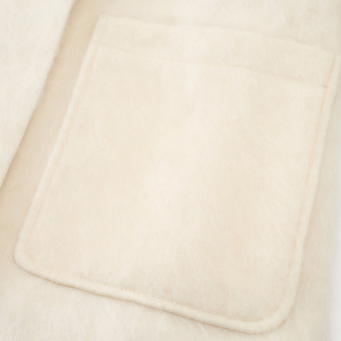 Brushed Belted Wool-Blend Knit Jacket