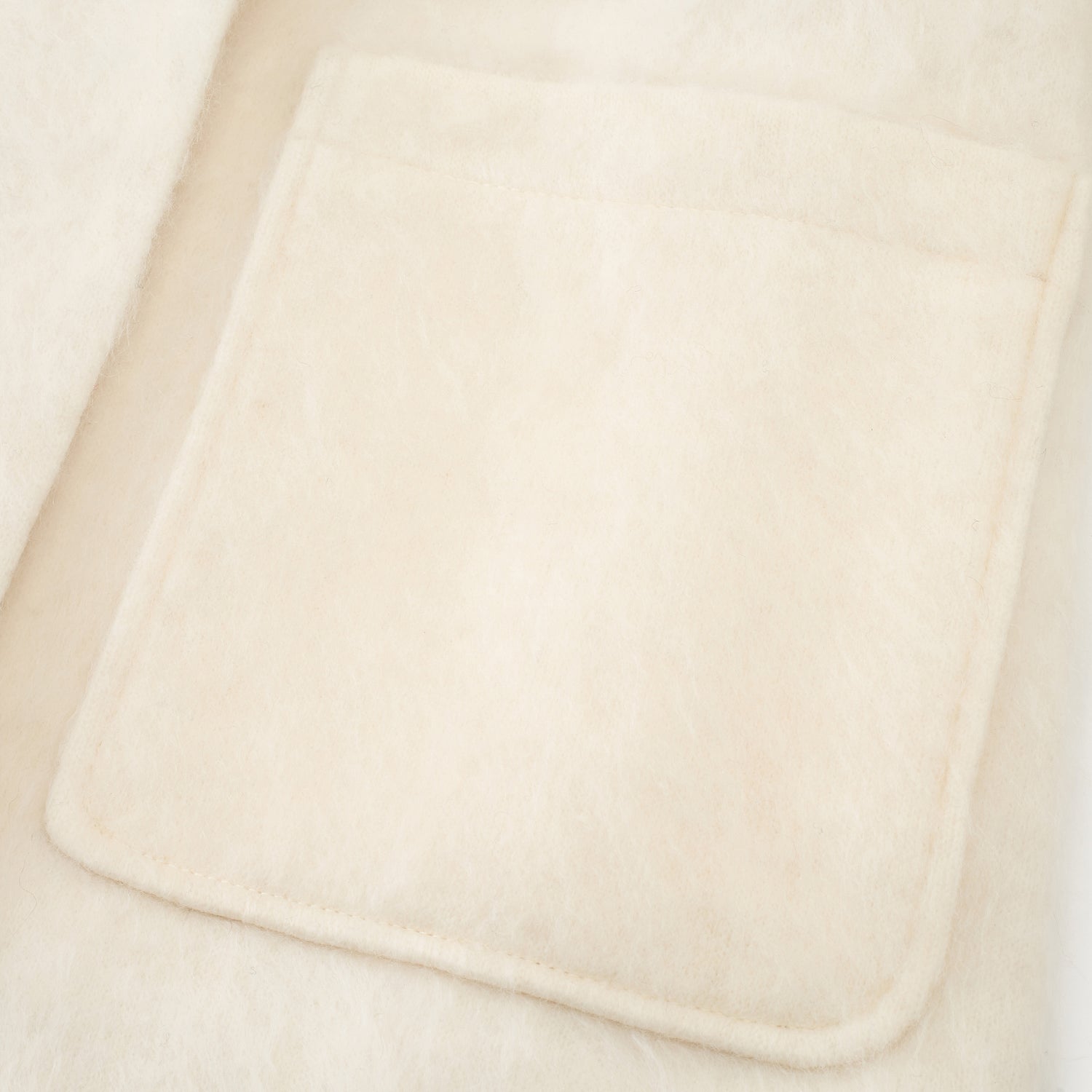 Brushed Belted Wool-Blend Knit Jacket