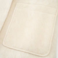 Brushed Belted Wool-Blend Knit Jacket