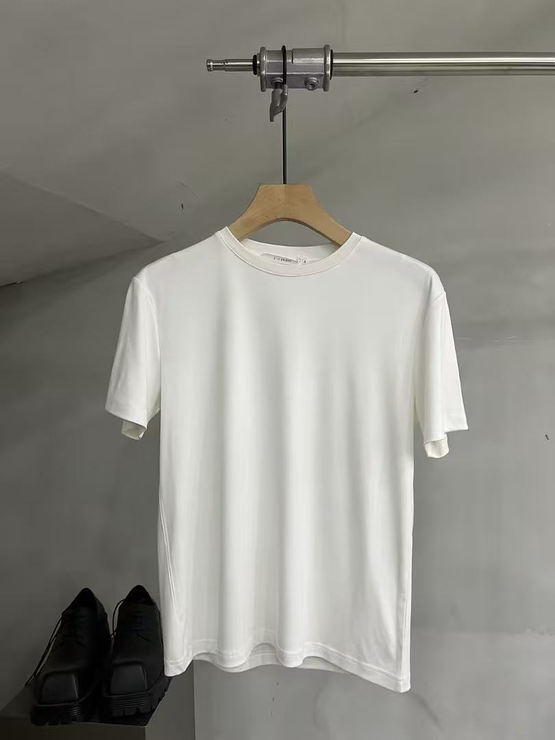 Silky-Drape Essential Crewneck Tee