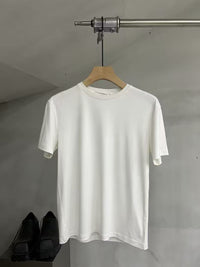 Silky-Drape Essential Crewneck Tee