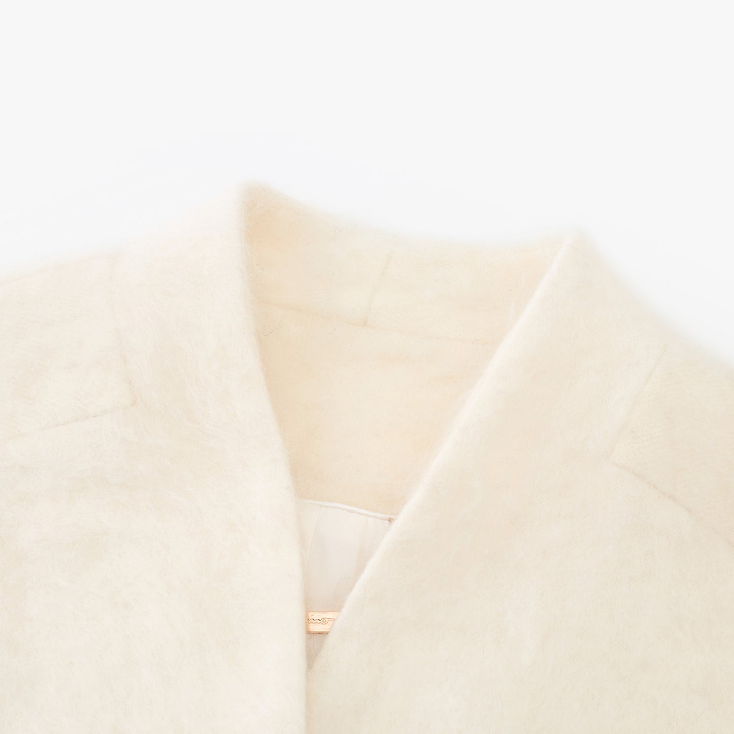 Brushed Belted Wool-Blend Knit Jacket