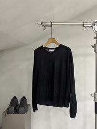 Lightweight V-Neck Fine Knit Sweater