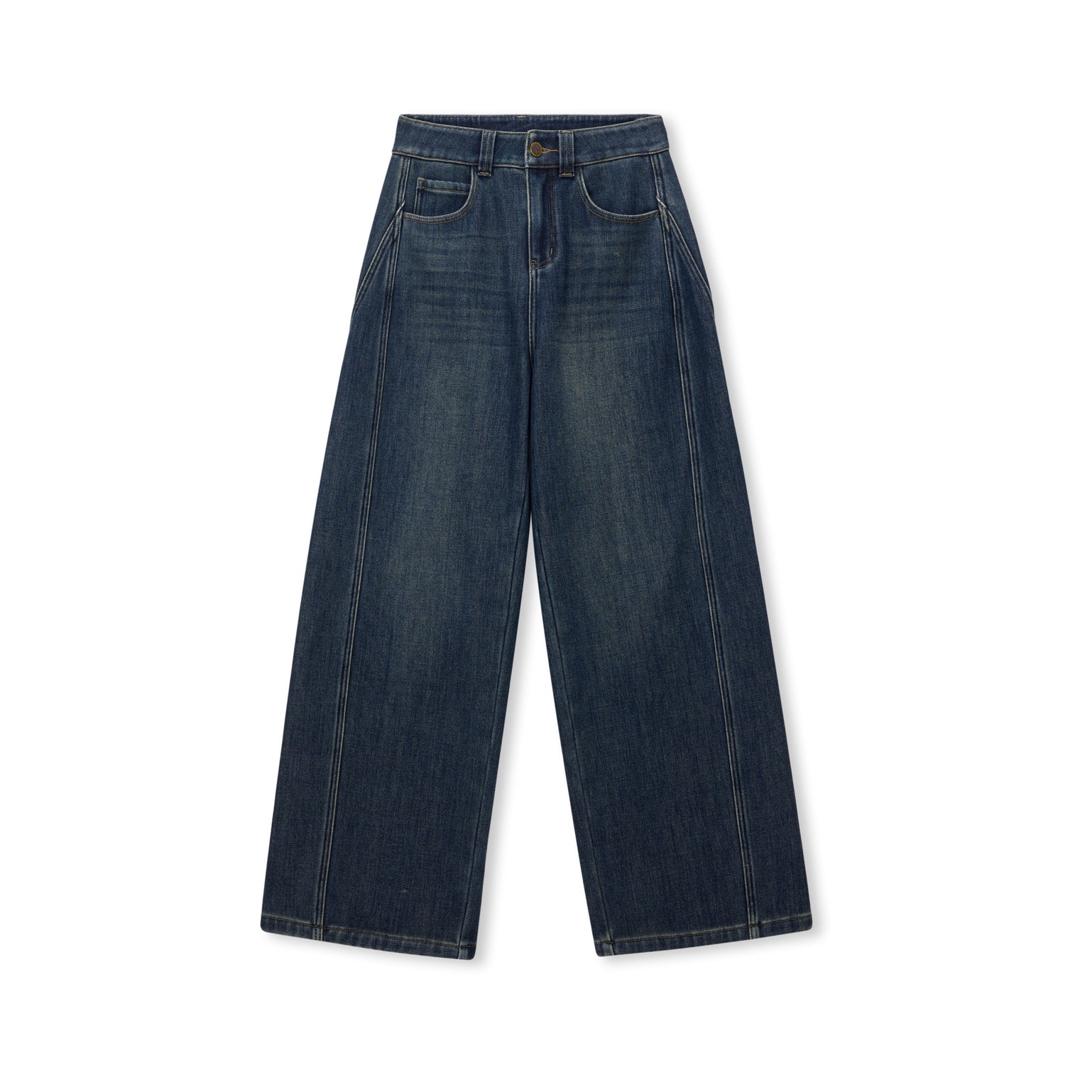 Cocoon Wide-Leg Denim