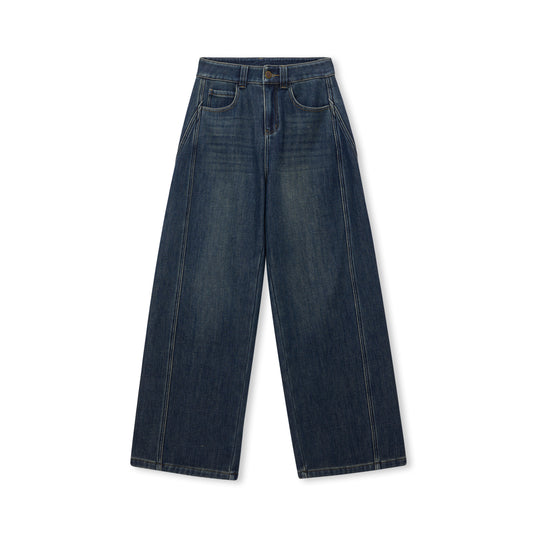 Cocoon Wide-Leg Denim