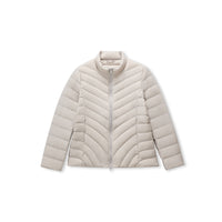 Chevron-Quilted Goose Down Jacket