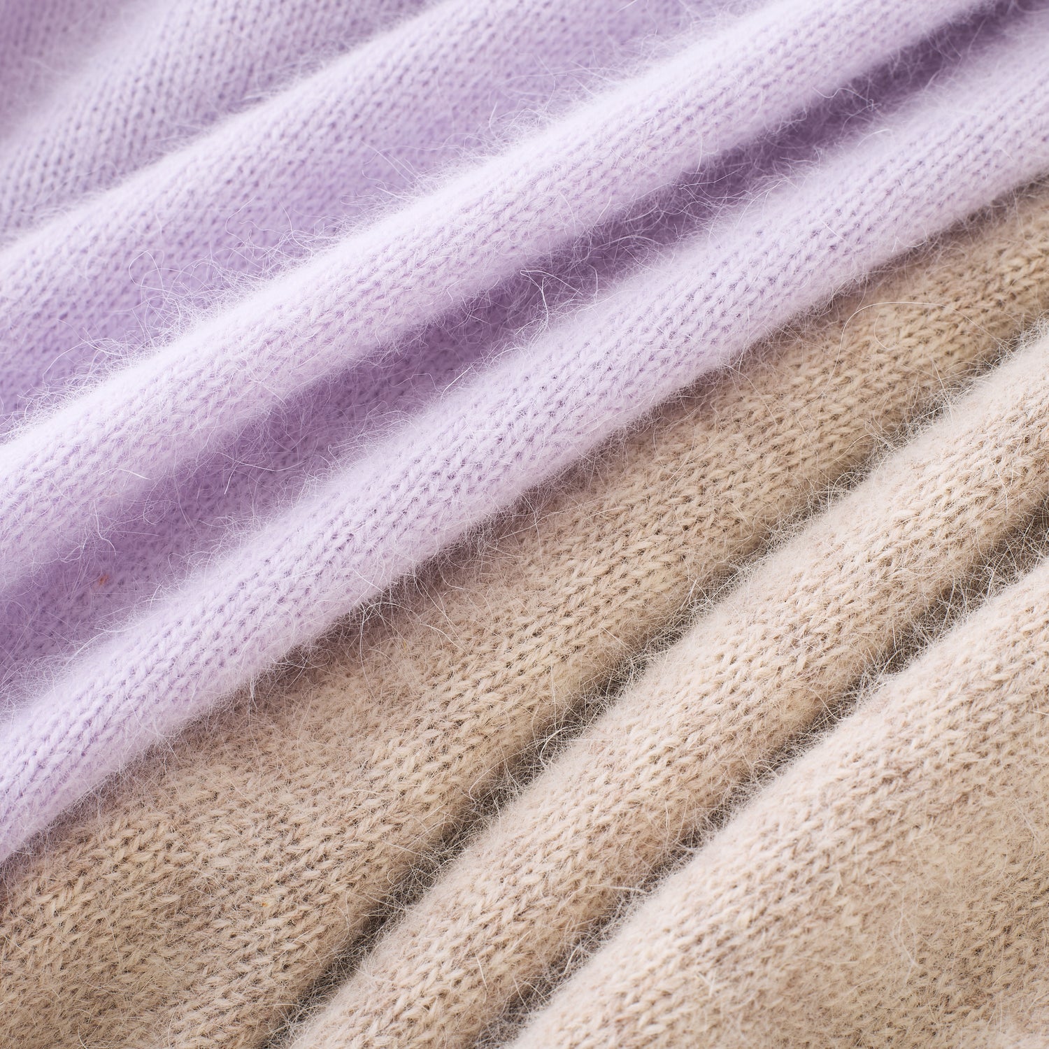 Brushed Wool-Blend V-Neck Sweater