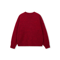 Brushed Wool-Blend Crewneck Sweater