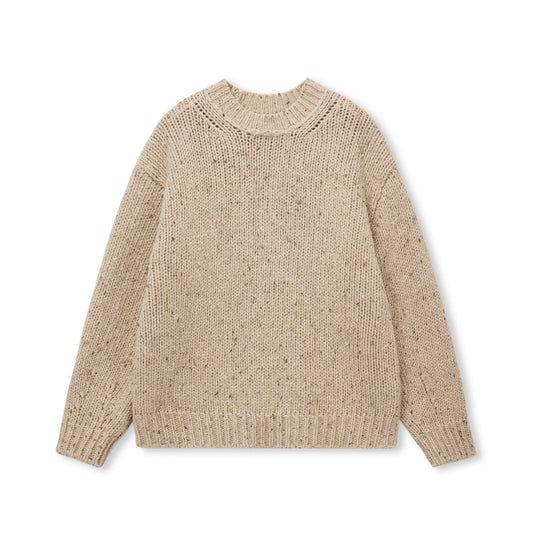 Marl Wool Cocoon Crew