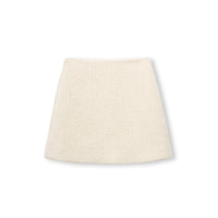 Wool-Blend Tweed Mini Skirt