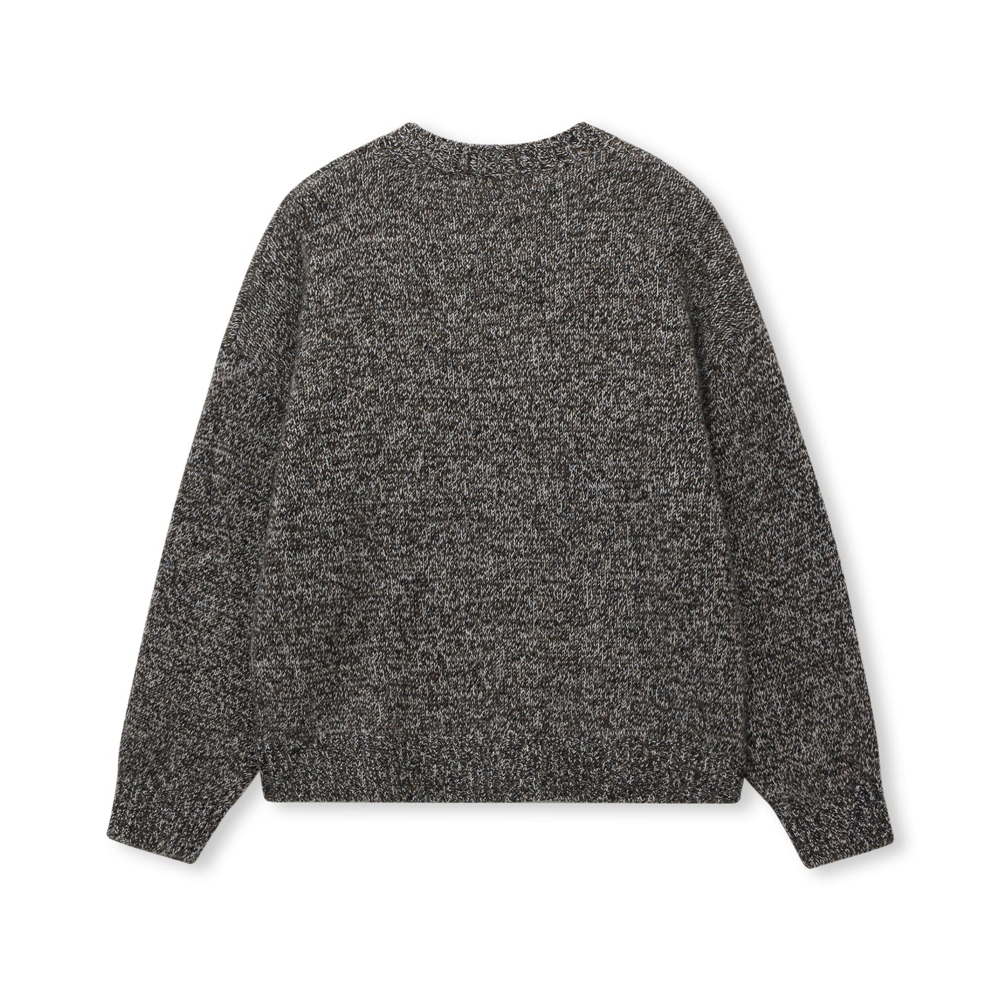 Brushed Wool-Blend Crewneck Sweater