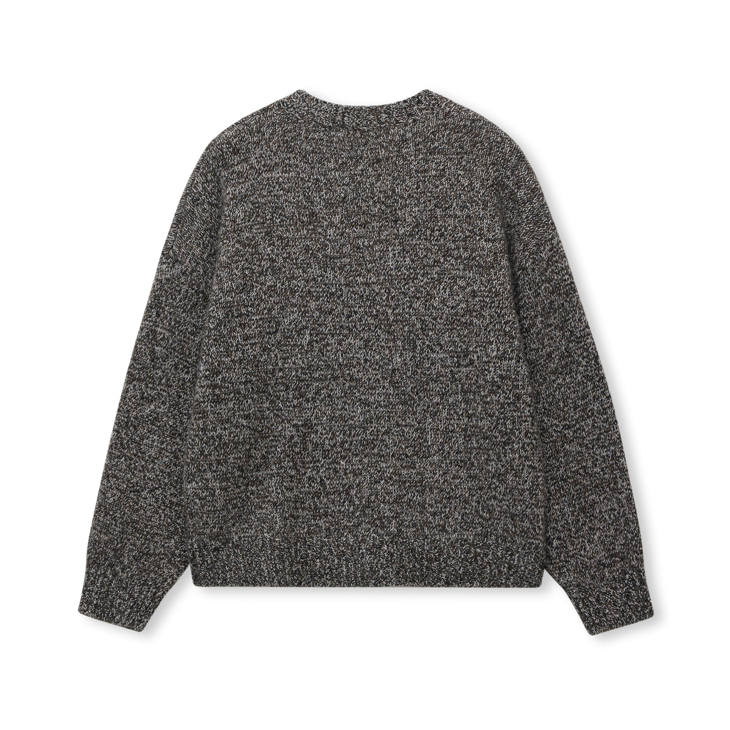 Brushed Wool-Blend Crewneck Sweater