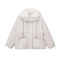 Aura Cashmere-Collar Down Parka