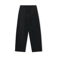 Tie-Waist Cotton-Blend Wide-Leg Pants