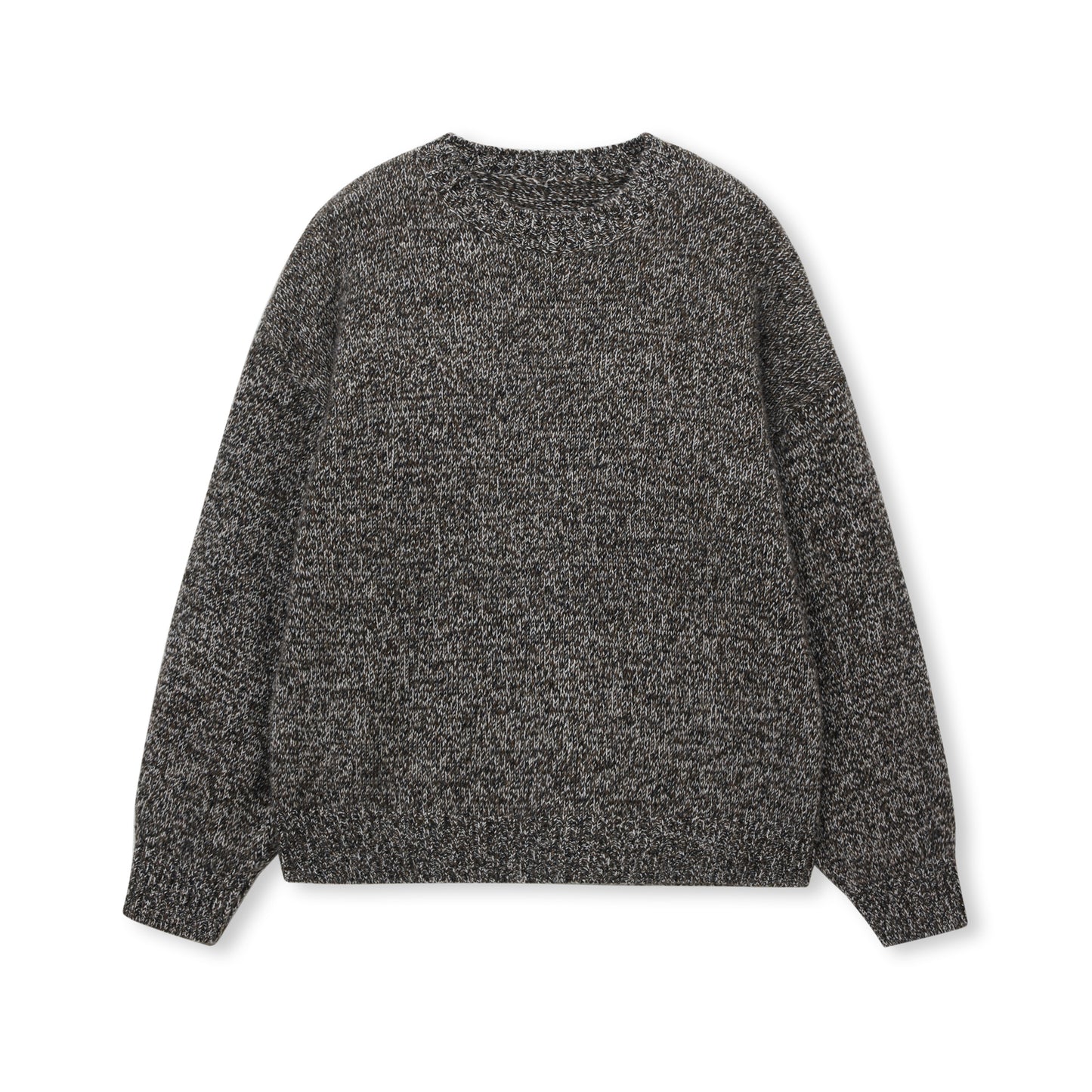 Brushed Wool-Blend Crewneck Sweater