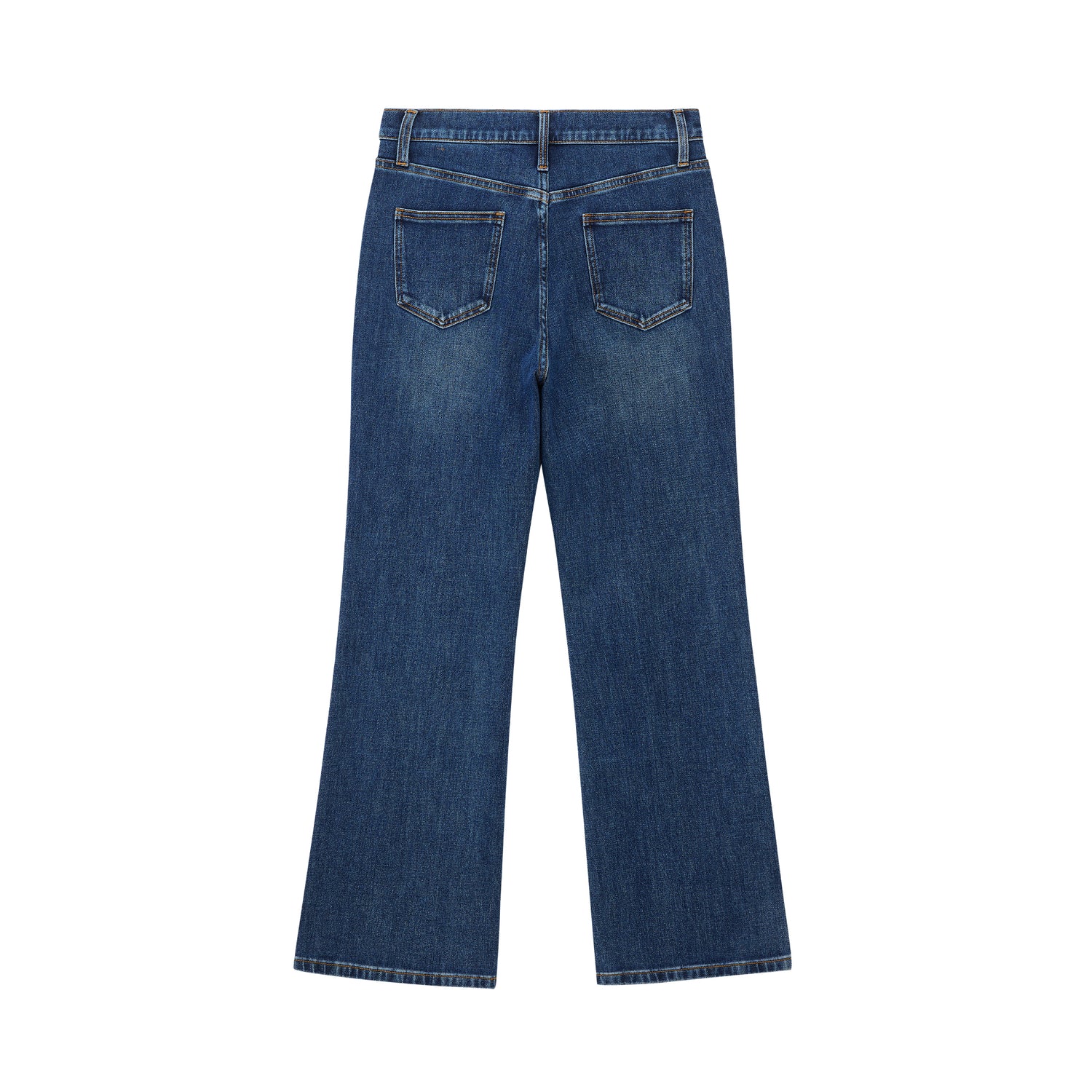 Clean High-Rise Straight-Leg Pants