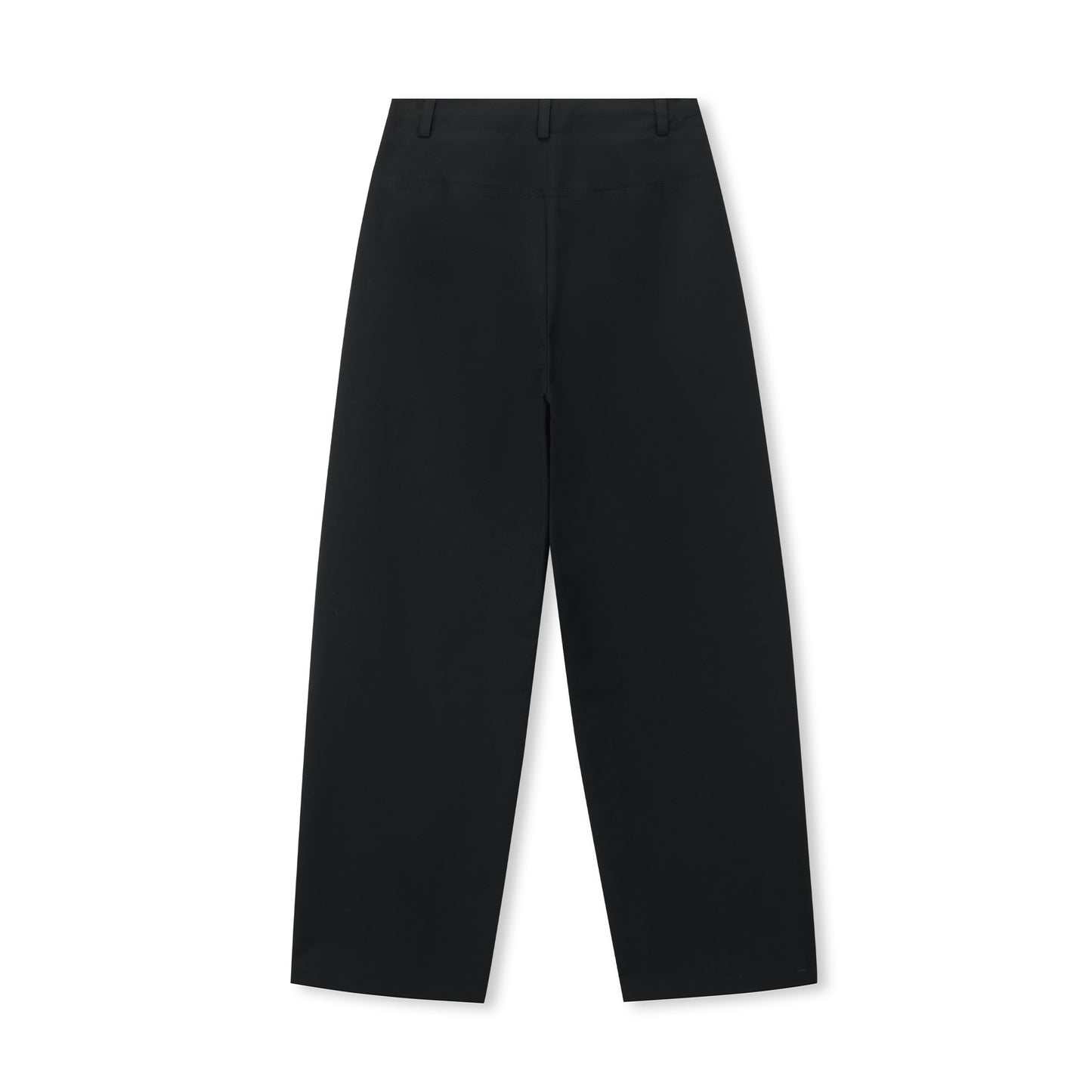 Tie-Waist Cotton-Blend Wide-Leg Pants