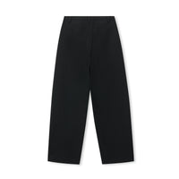 Tie-Waist Cotton-Blend Wide-Leg Pants