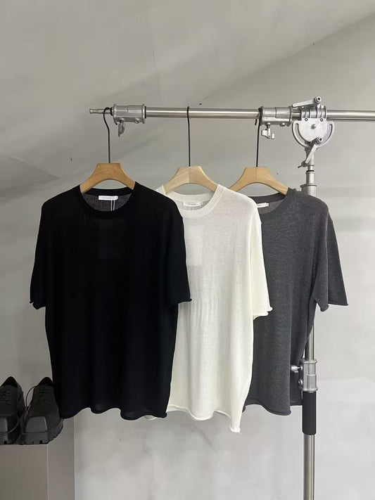Textured Knit Slim-Fit Polo Shirt