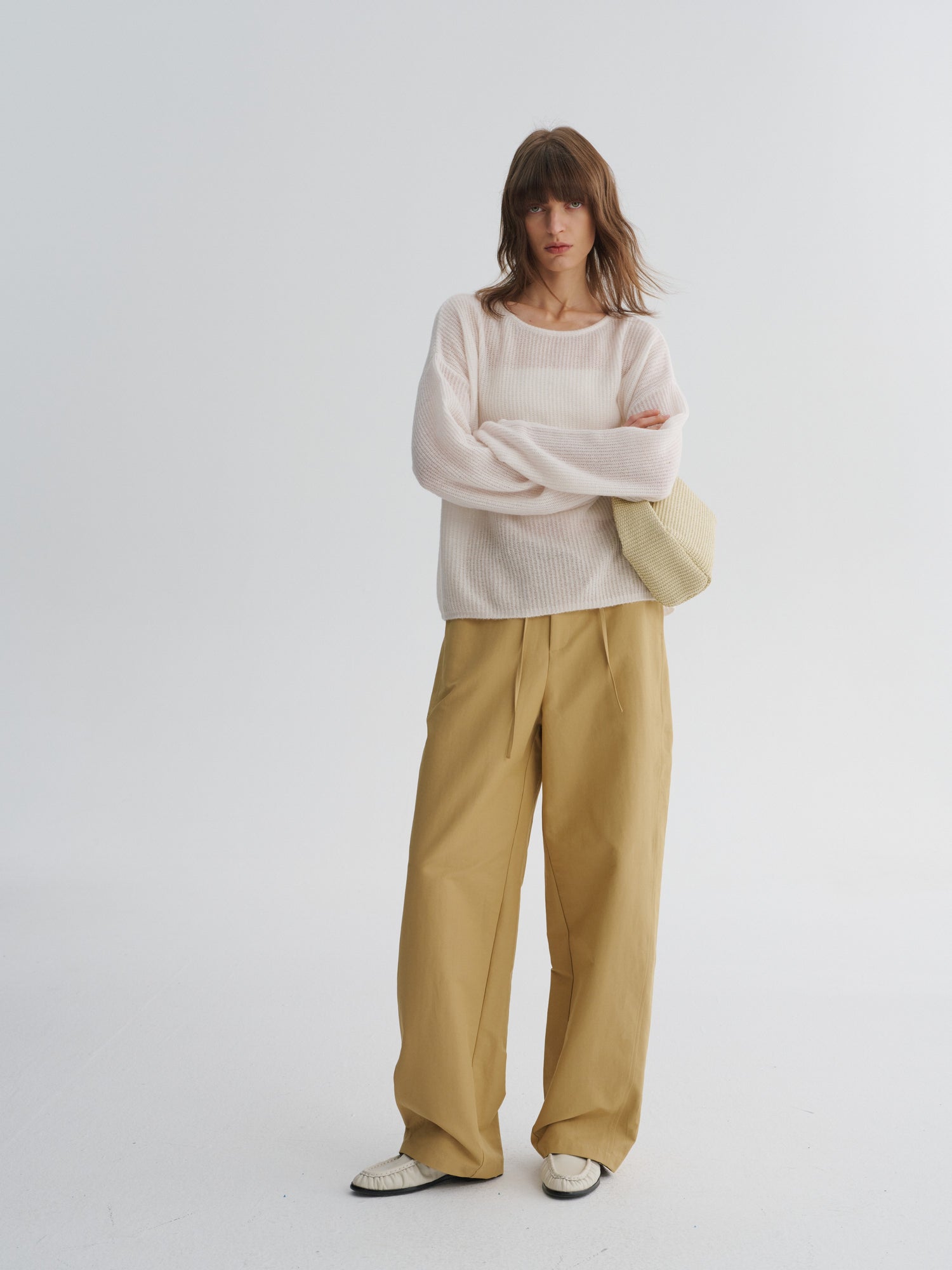 Tie-Waist Wide-Leg Pants