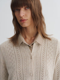 Pointelle Cardigan