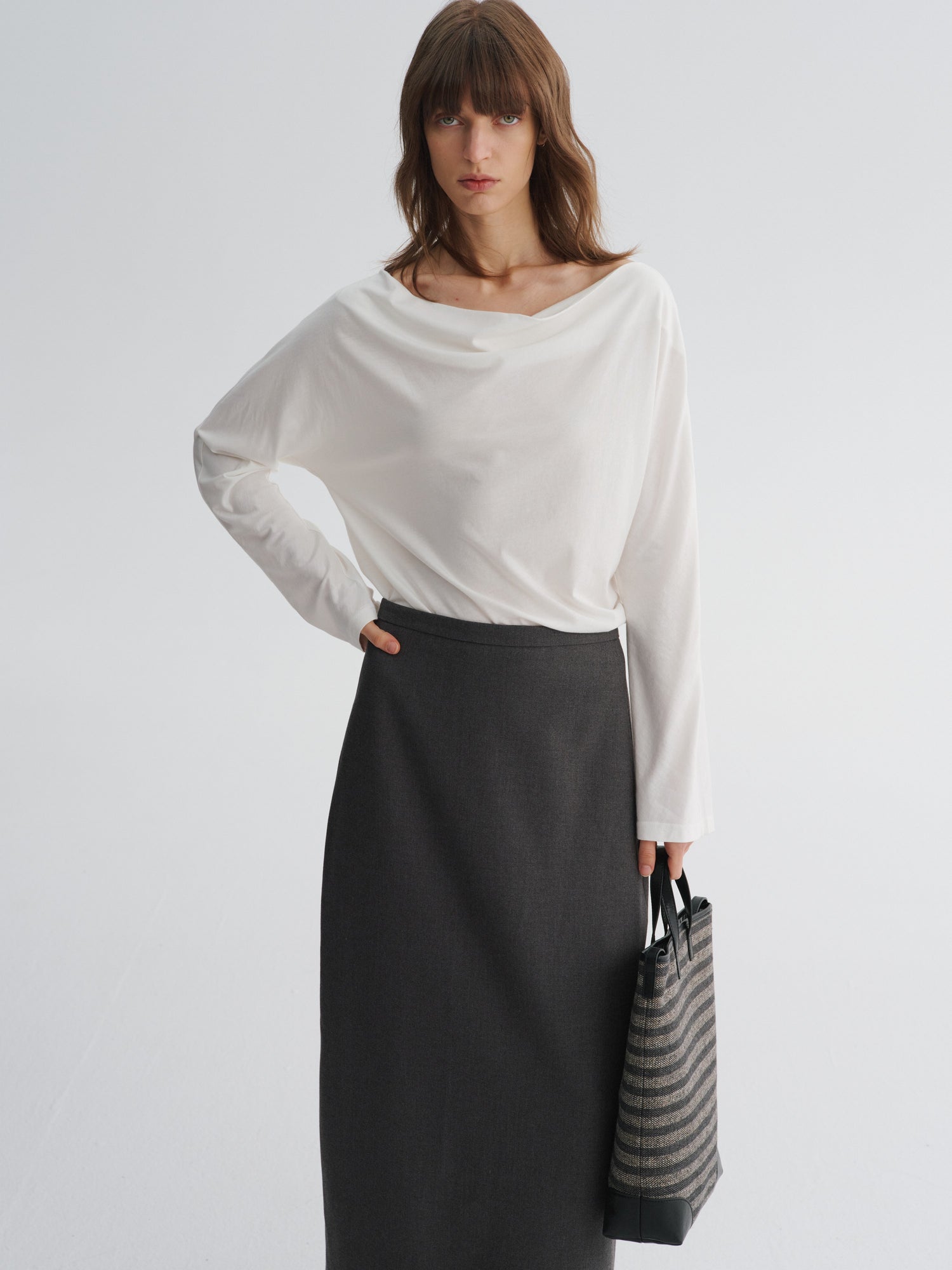 Long Straight Skirt