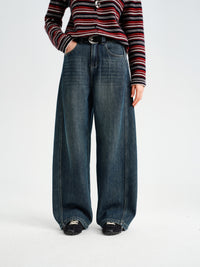Cocoon Wide-Leg Denim