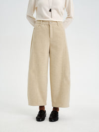 Contour Cocoon Wool-Blend Trousers