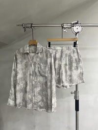 Soft-Texture Relaxed Linen-Blend Shirt
