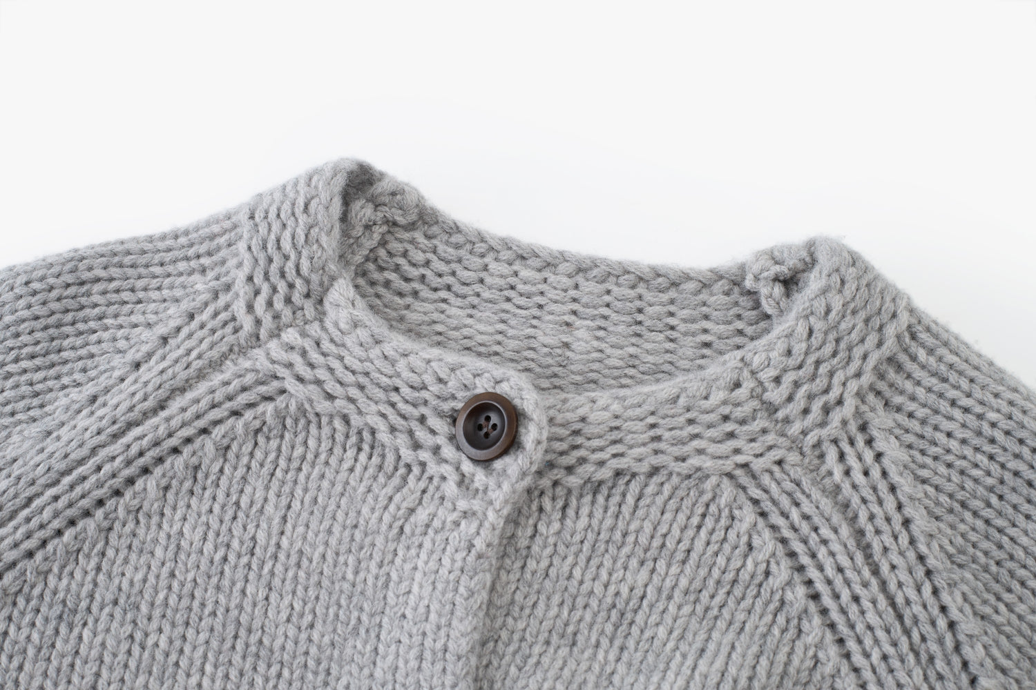 Noël Hooded Wool Scarf Cardigan