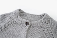 Noël Hooded Wool Scarf Cardigan