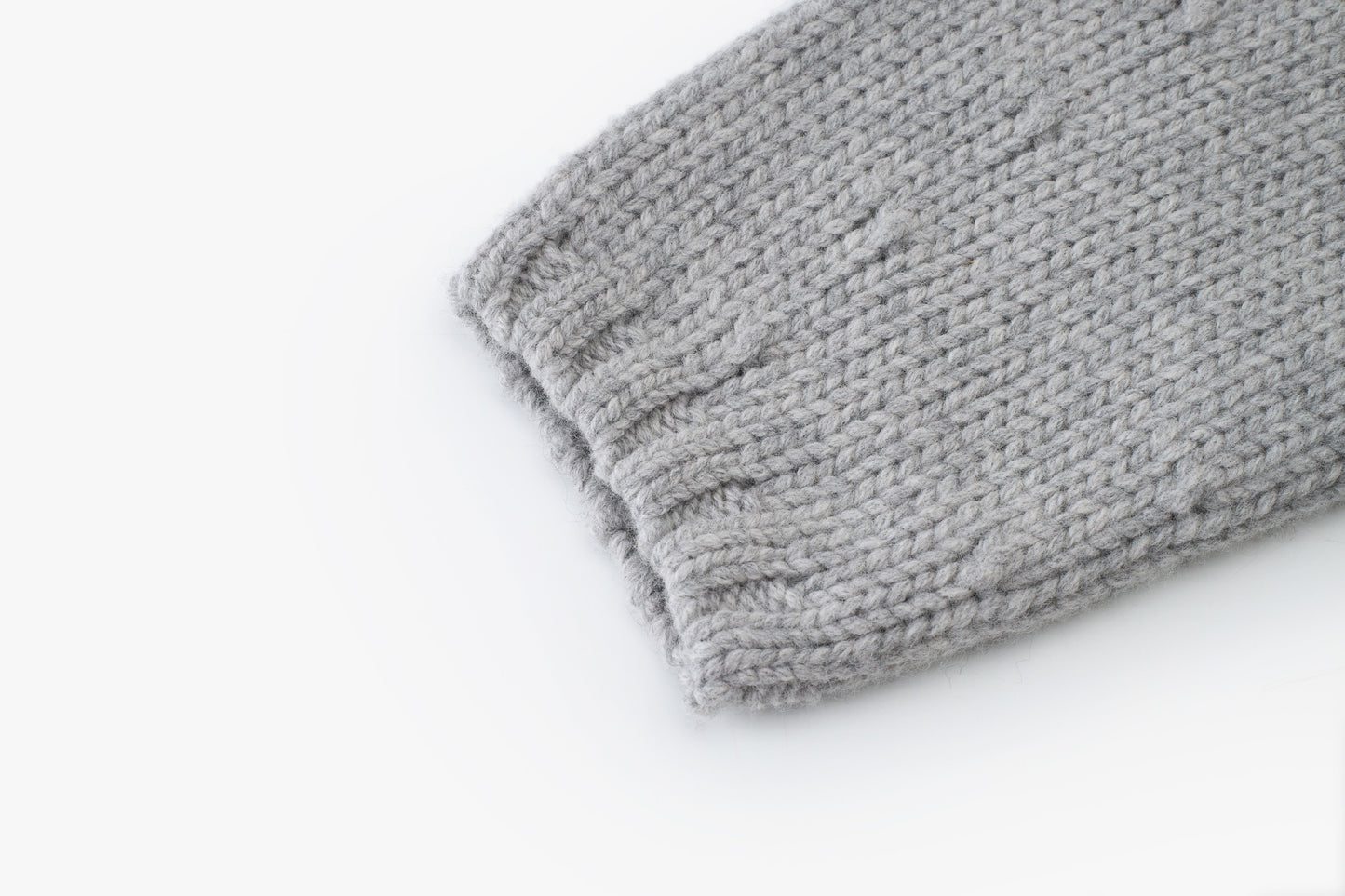 Noël Hooded Wool Scarf Cardigan