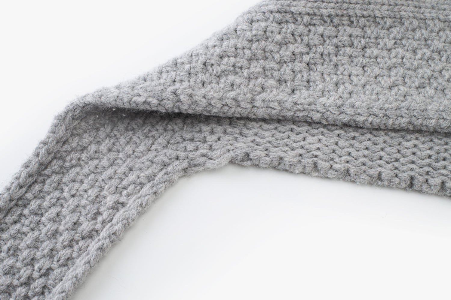 Noël Hooded Wool Scarf Cardigan