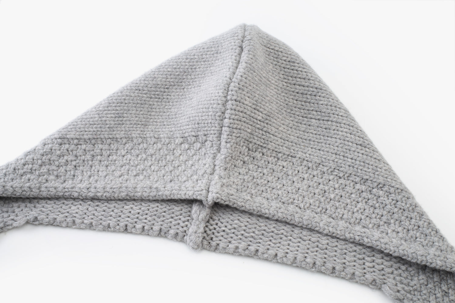 Noël Hooded Wool Scarf Cardigan