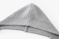 Noël Hooded Wool Scarf Cardigan