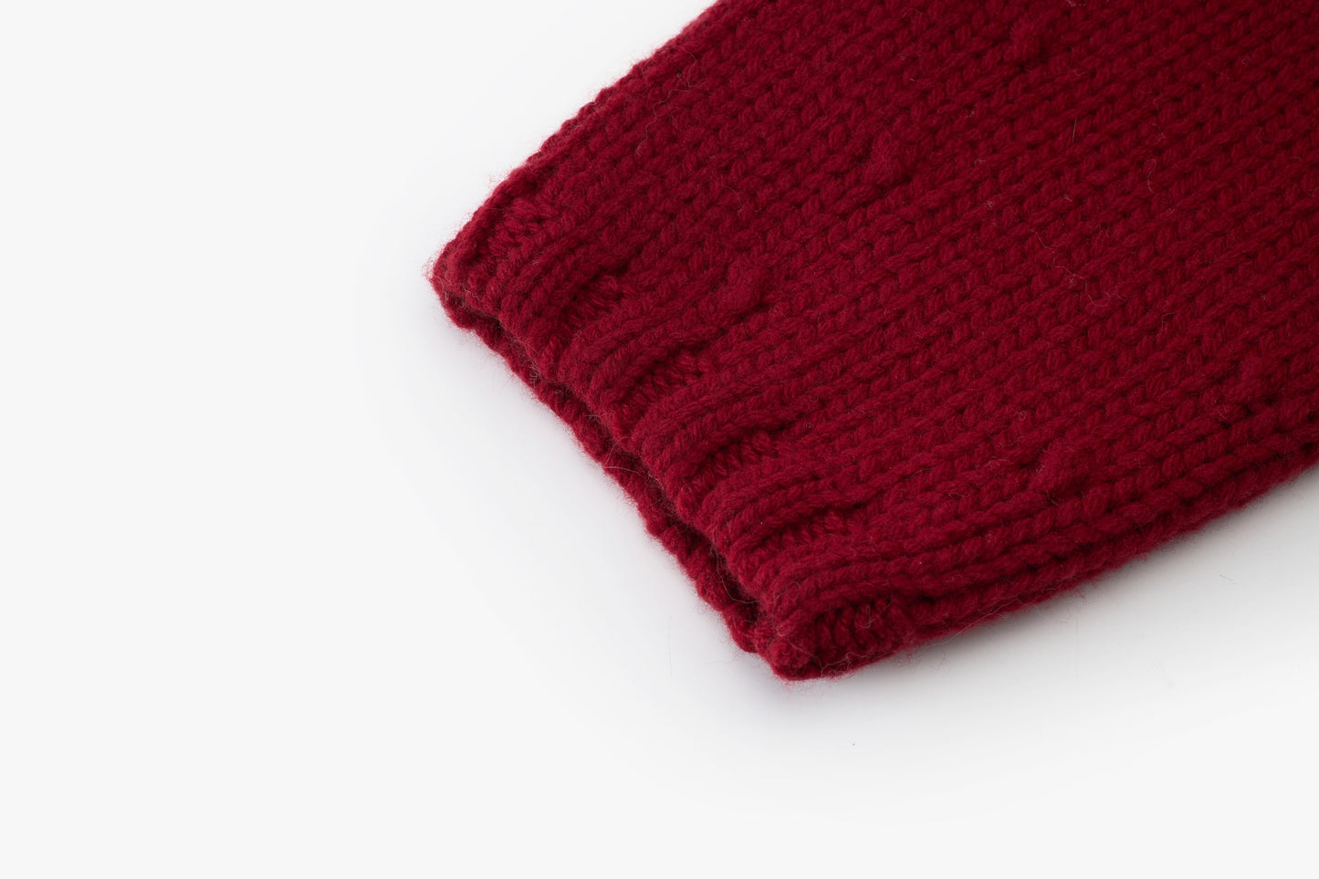 Noël Hooded Wool Scarf Cardigan