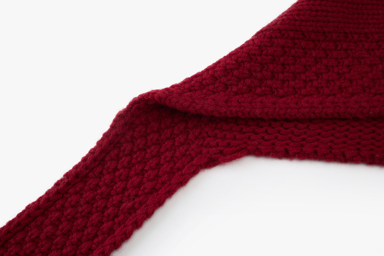 Noël Hooded Wool Scarf Cardigan