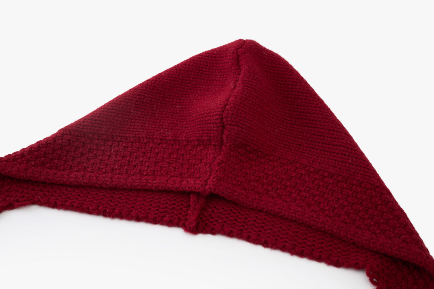 Noël Hooded Wool Scarf Cardigan