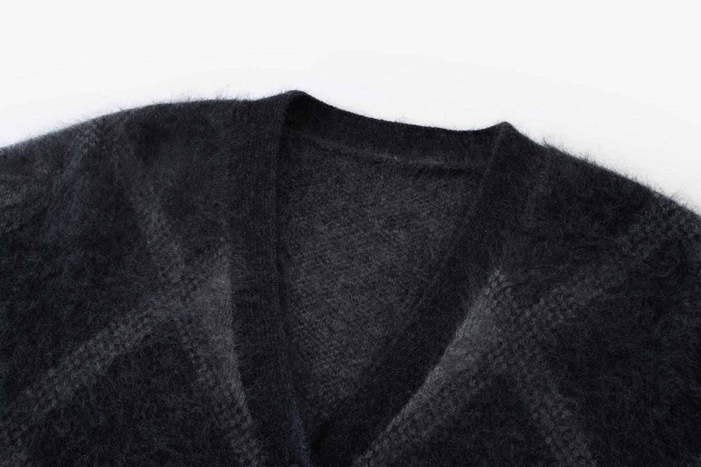 Halo Mink-Wool Cardigan