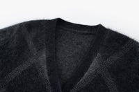 Halo Mink-Wool Cardigan